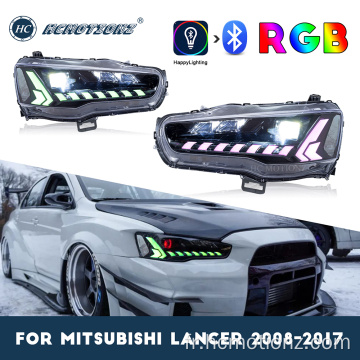 HCMotionz LED phares pour Mitsubishi Lancer 2008-2017